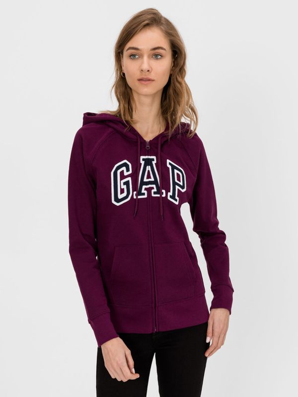 GAP GAP Logo Majica dugih rukava crvena