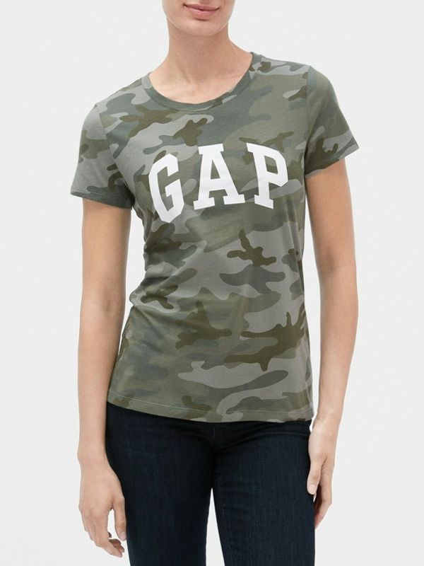 GAP GAP Logo ss clsc tee Majica zelena