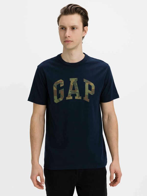 GAP GAP Logo v-ss camo arch tee Majica plava