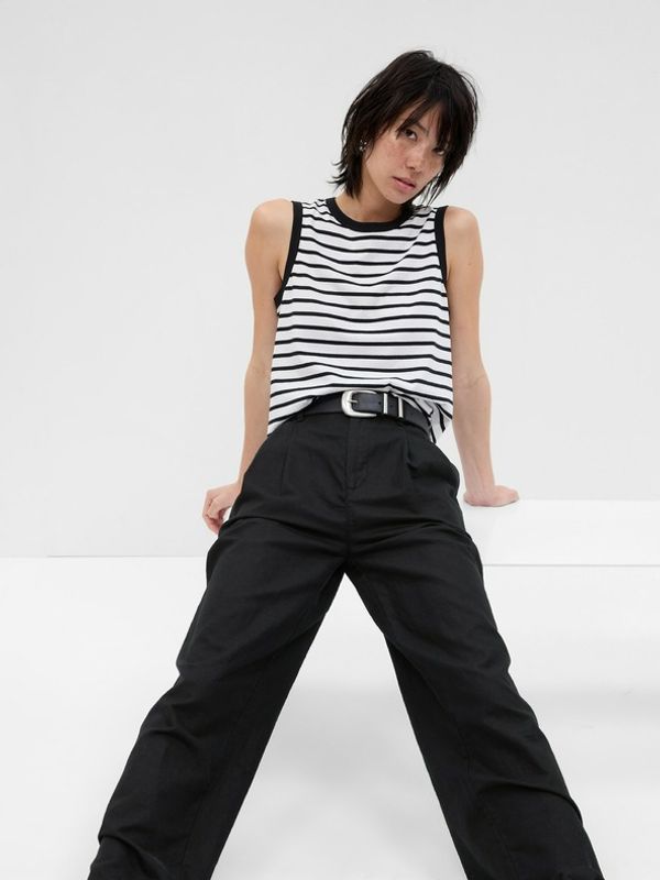 GAP GAP Majica bez rukava bijela