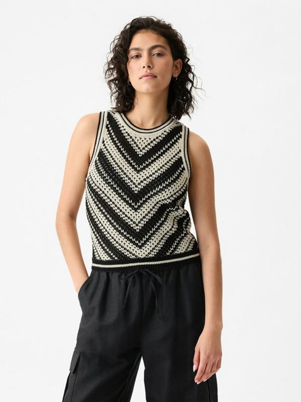 GAP GAP Majica bez rukava crna