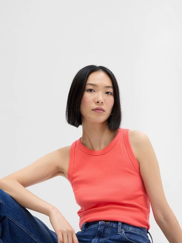 GAP GAP Majica bez rukava crvena