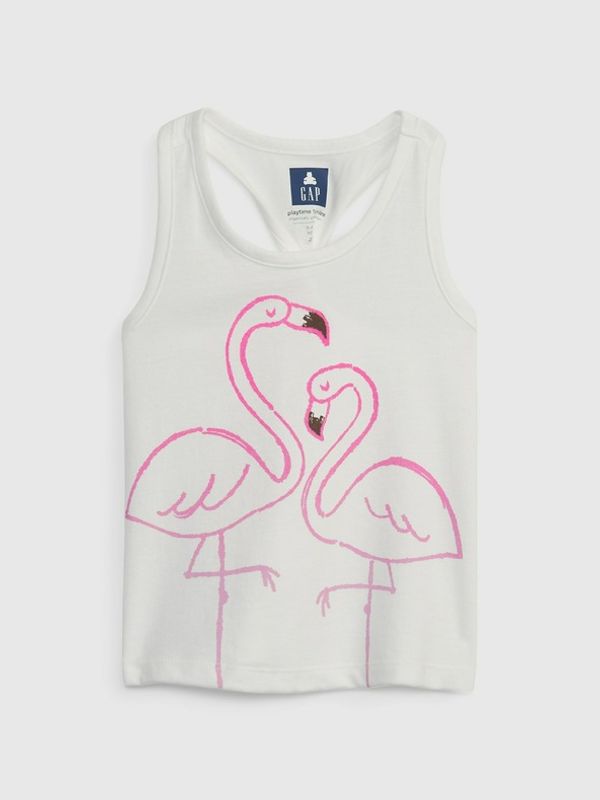 GAP GAP Majica bez rukava dječja bijela