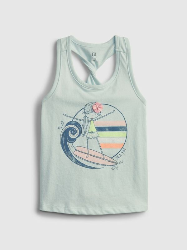 GAP GAP Majica bez rukava dječja zelena