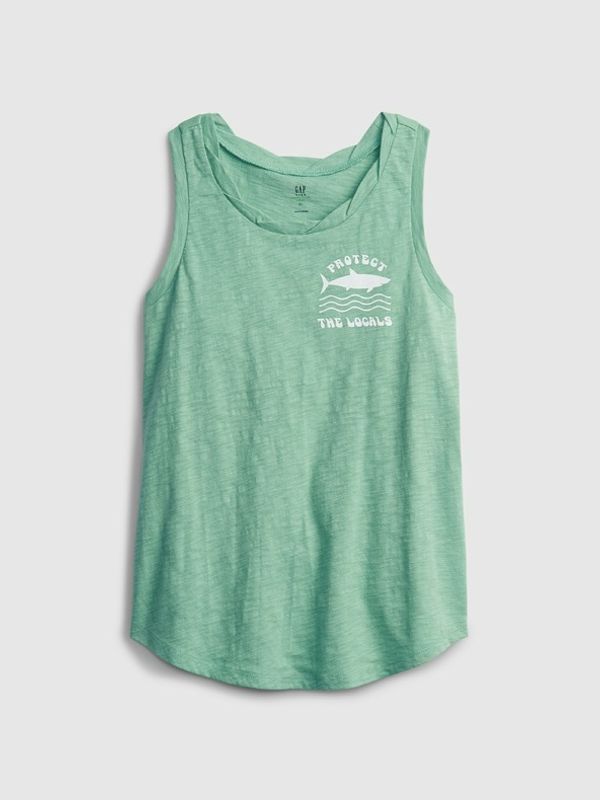 GAP GAP Majica bez rukava dječja zelena