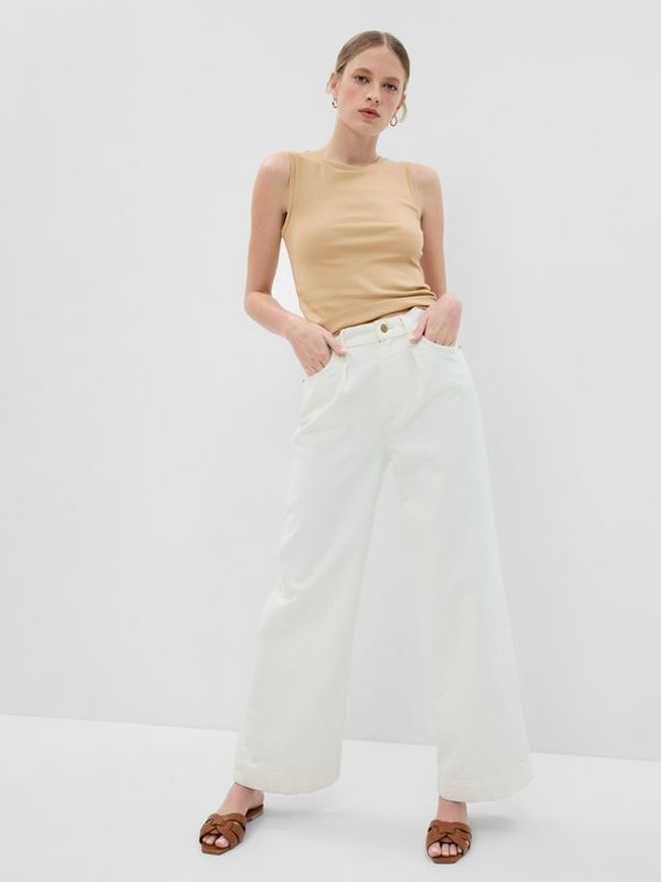 GAP GAP Majica bez rukava smeđa