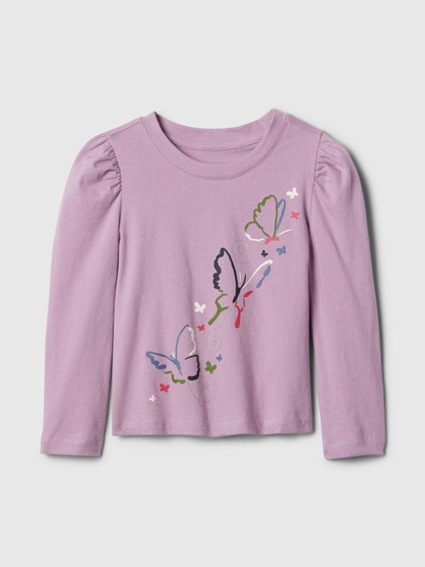 GAP GAP Majica dječja ljubičasta