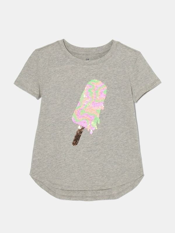 GAP GAP Majica dječja siva