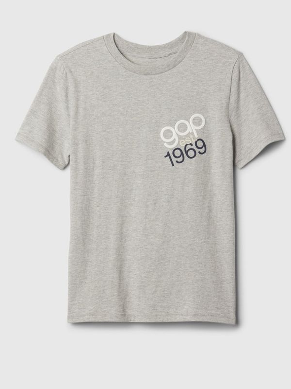 GAP GAP Majica dječja siva