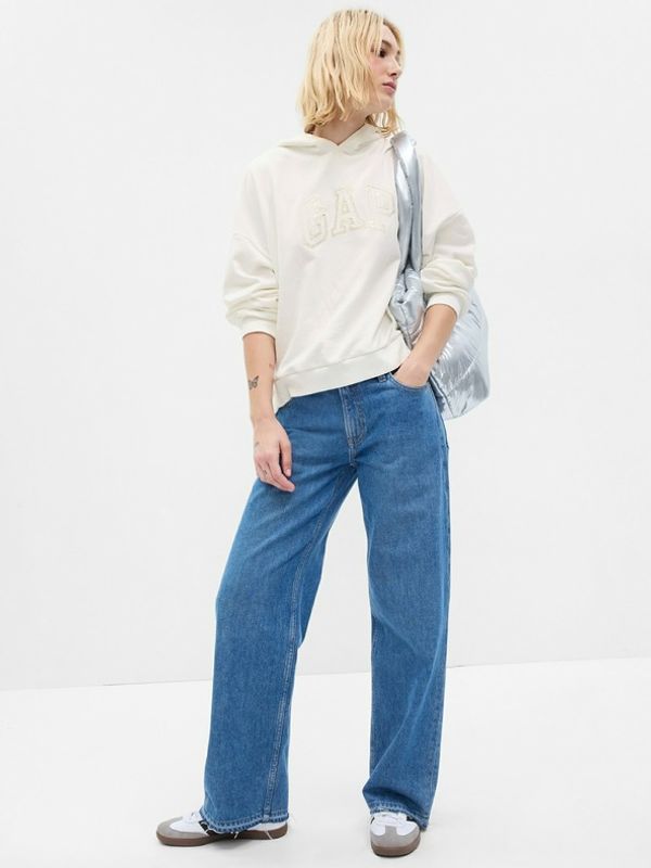 GAP GAP Majica dugih rukava bijela