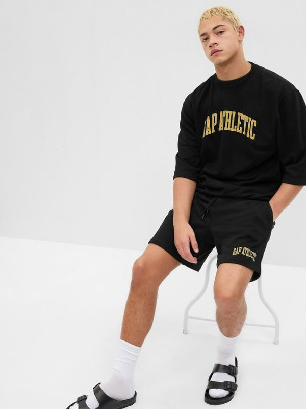 GAP GAP Majica dugih rukava crna