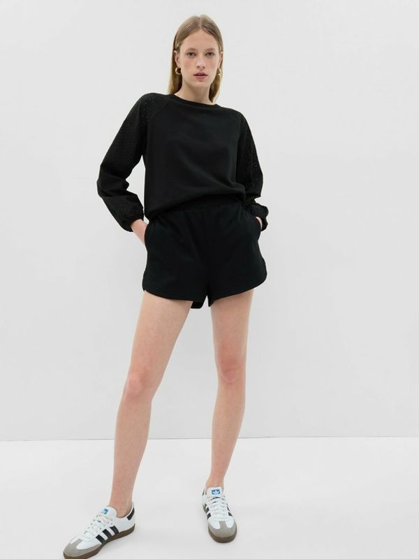 GAP GAP Majica dugih rukava crna