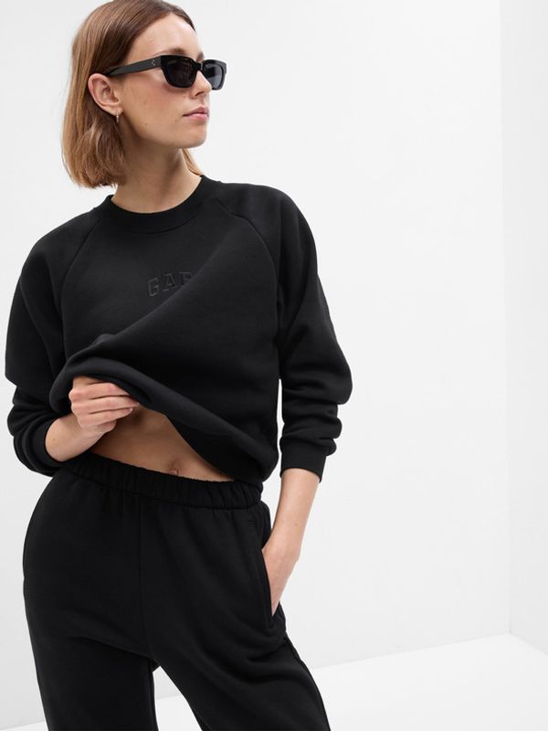 GAP GAP Majica dugih rukava crna