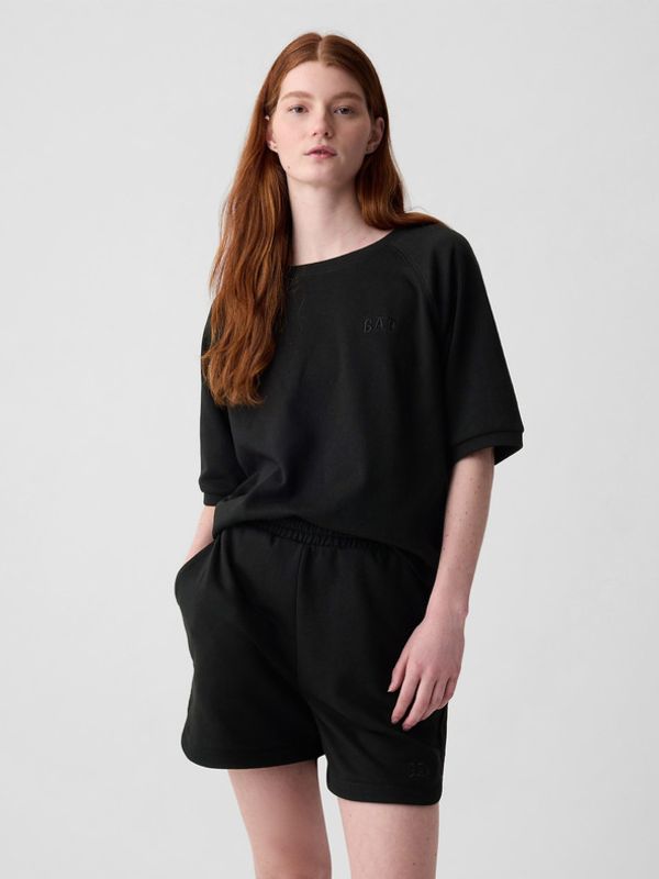 GAP GAP Majica dugih rukava crna