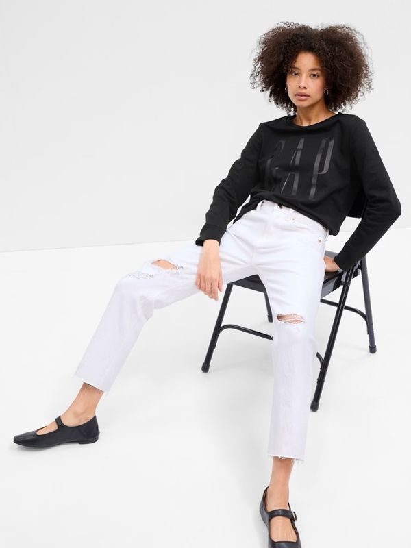 GAP GAP Majica dugih rukava crna