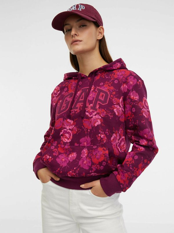 GAP GAP Majica dugih rukava crvena