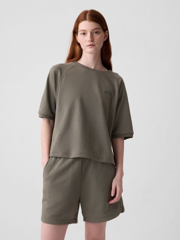 GAP GAP Majica dugih rukava siva