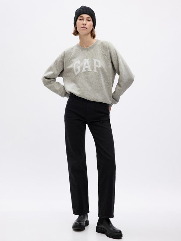 GAP GAP Majica dugih rukava siva