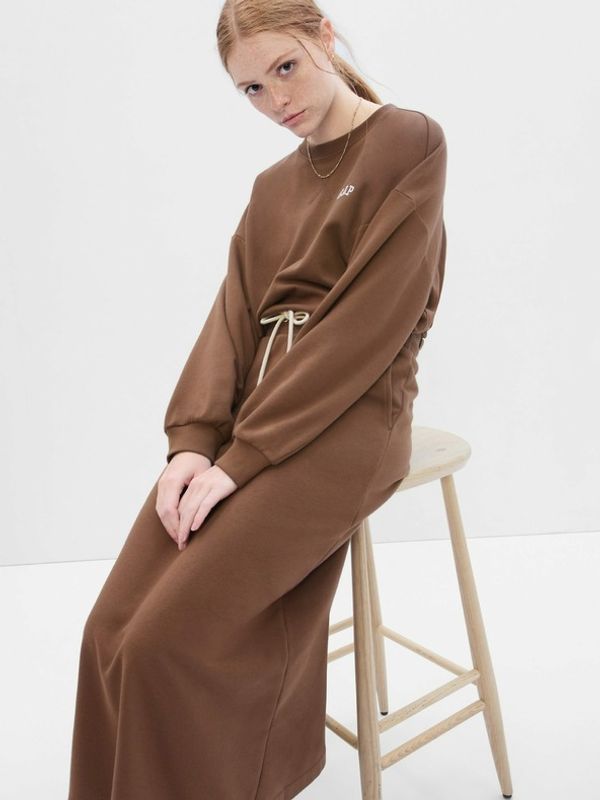 GAP GAP Majica dugih rukava smeđa