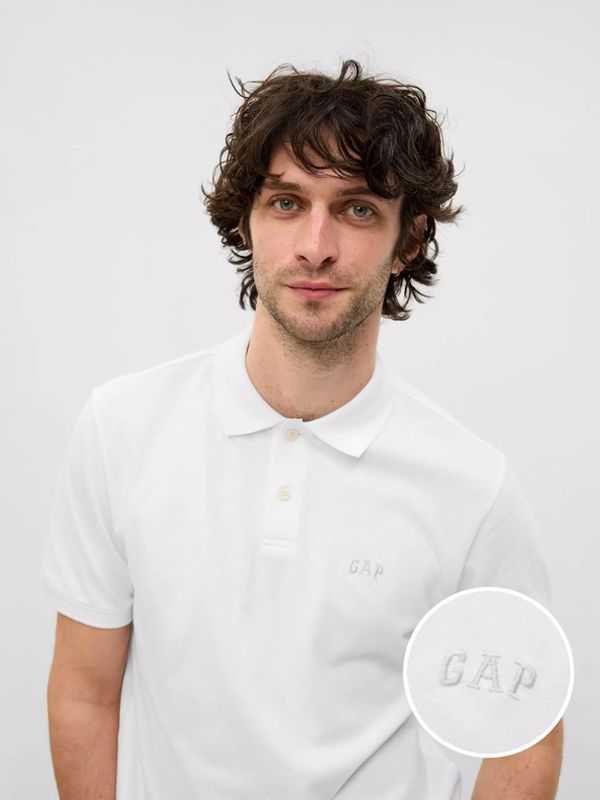 GAP GAP Polo majica bijela