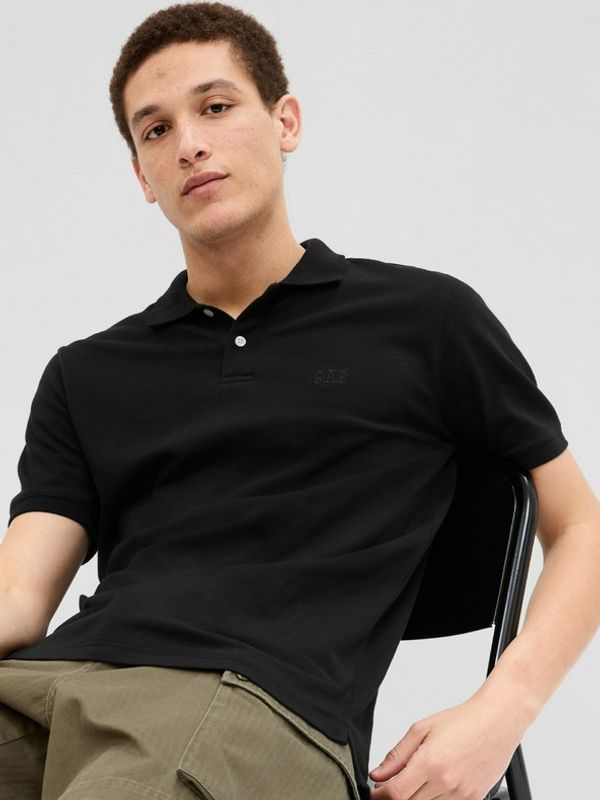 GAP GAP Polo majica crna