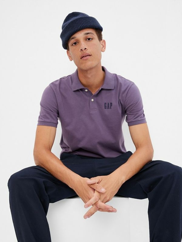 GAP GAP Polo majica ljubičasta