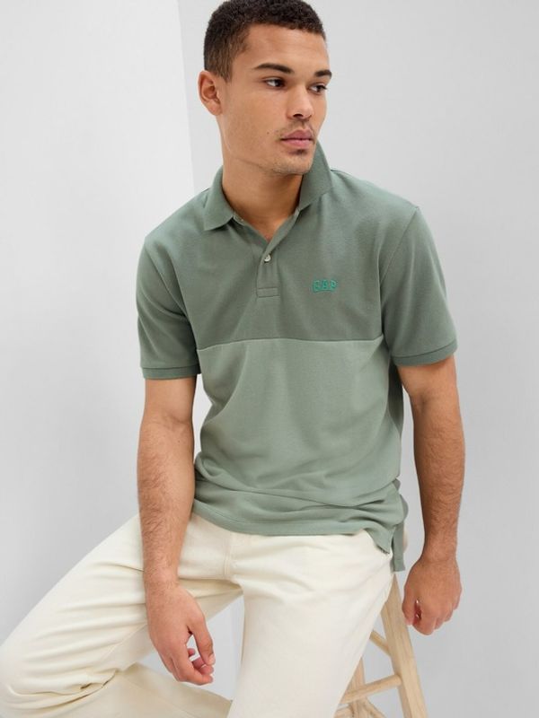 GAP GAP Polo majica zelena