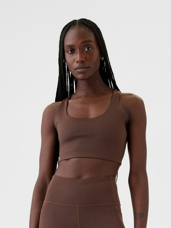 GAP GAP Power Medium Impact GapFit Sportski Grudnjak smeđa