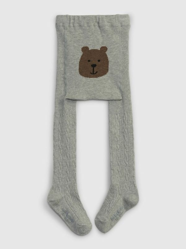 GAP GAP Punčochové hlače dječje siva