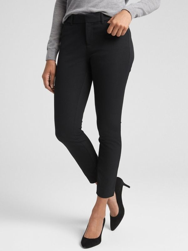 GAP GAP skinny bi-stretch Hlače crna