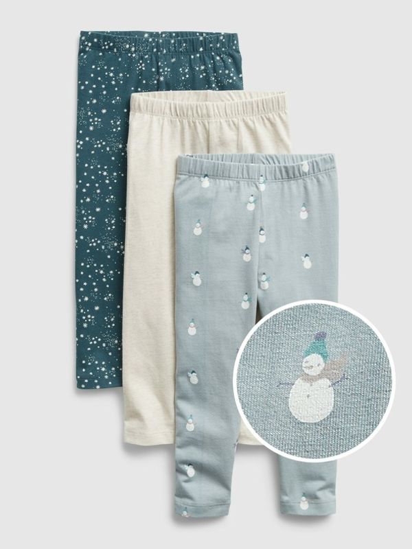 GAP GAP Tajice 3 kom dječje bijela