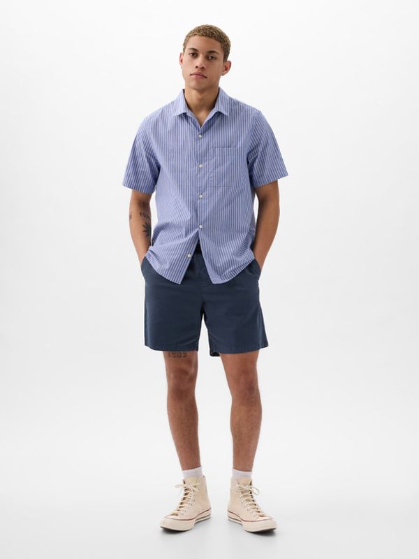 GAP GAP Vintage Kratke hlače siva