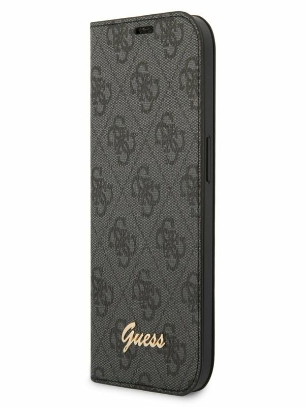 Guess Guess PC/TPU 4G Metal Camera Outline Book iPhone 14 Pro Black Etui ljubičasta