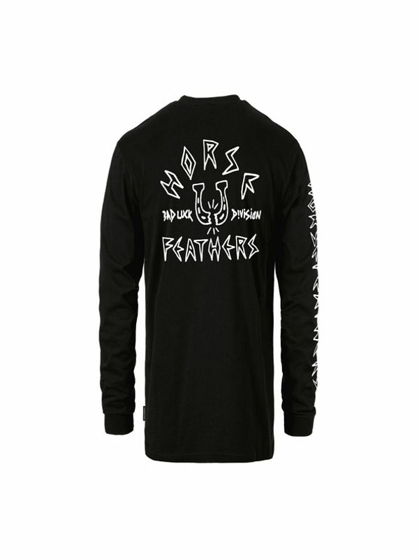 Horsefeathers Horsefeathers Bad Luck LS Majica crna