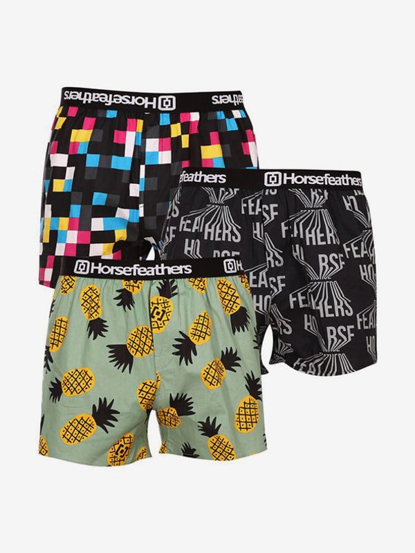 Horsefeathers Horsefeathers Frazier Bundle 4 Široke bokserice 3 kom ljubičasta