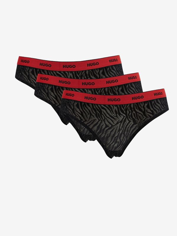 HUGO HUGO 3-pack Gaćice crna