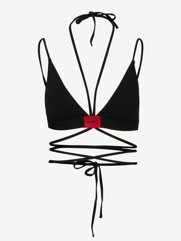 HUGO HUGO Gornji dio kupaćeg kostima crna