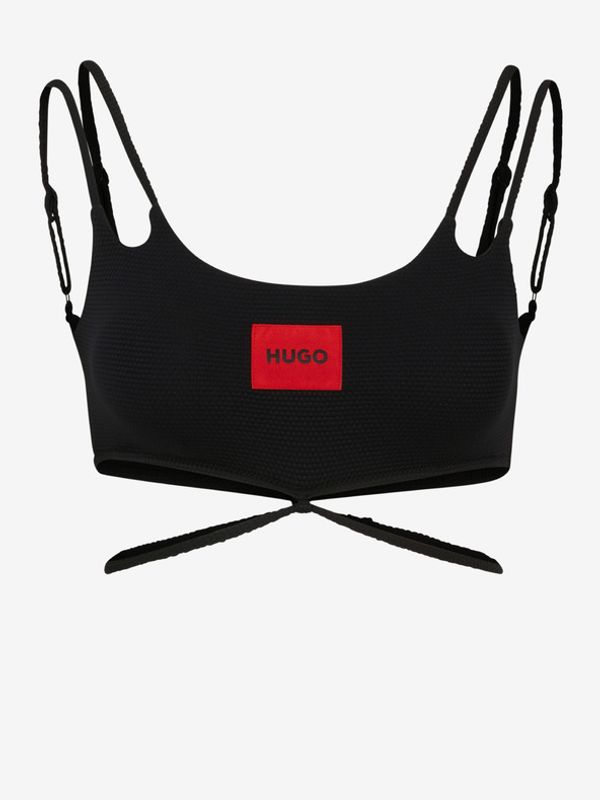 HUGO HUGO Gornji dio kupaćeg kostima crna