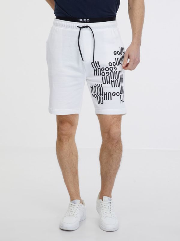 HUGO HUGO Kratke hlače bijela