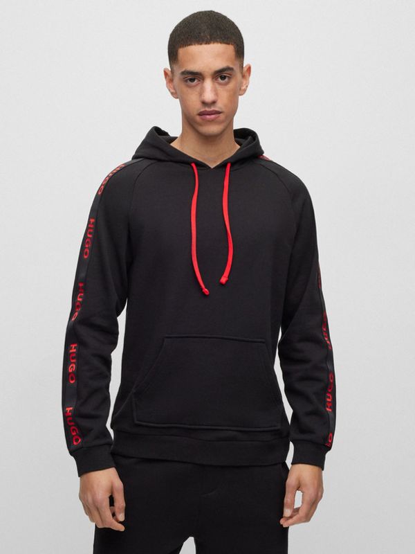 HUGO HUGO Majica dugih rukava crna