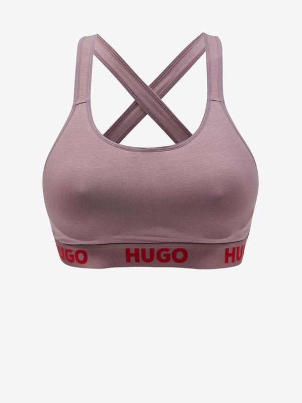 HUGO HUGO Sportski Grudnjak ljubičasta