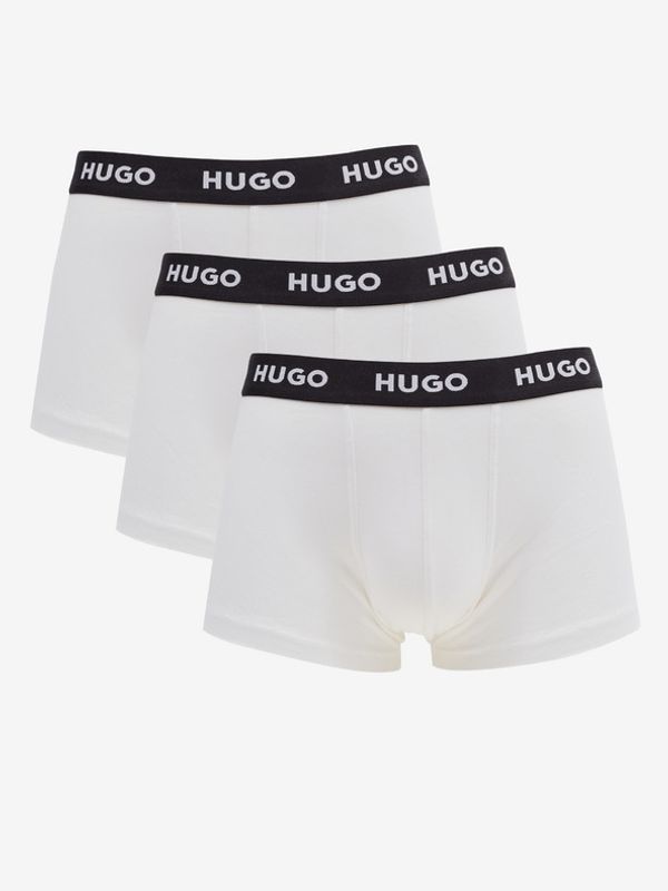HUGO HUGO Trunk Triplet Pack 3-pack Bokserice bijela