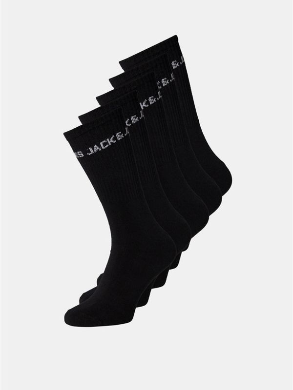 Jack & Jones Jack & Jones 5-pack Čarape crna