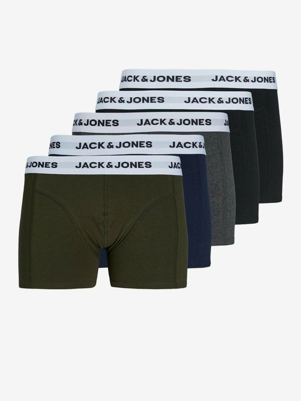 Jack & Jones Jack & Jones Bokserice 5 kom crna