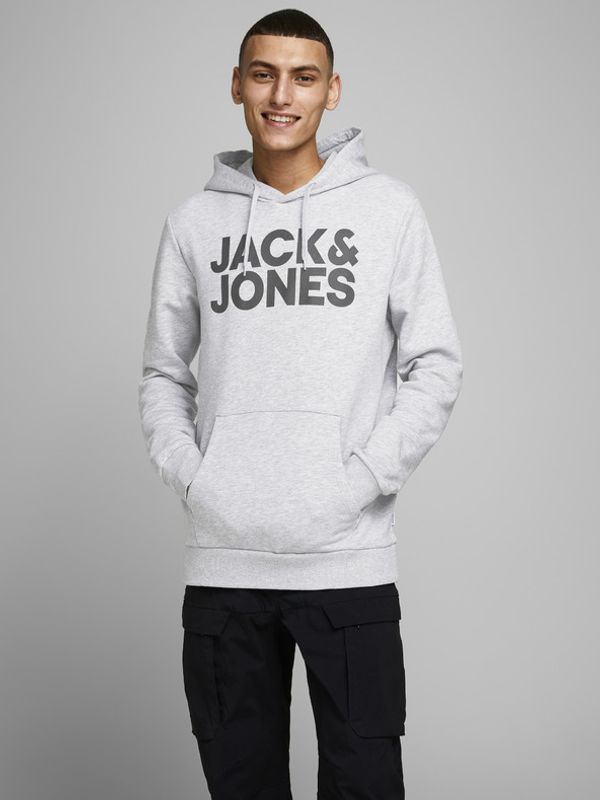 Jack & Jones Jack & Jones Corp Majica dugih rukava siva