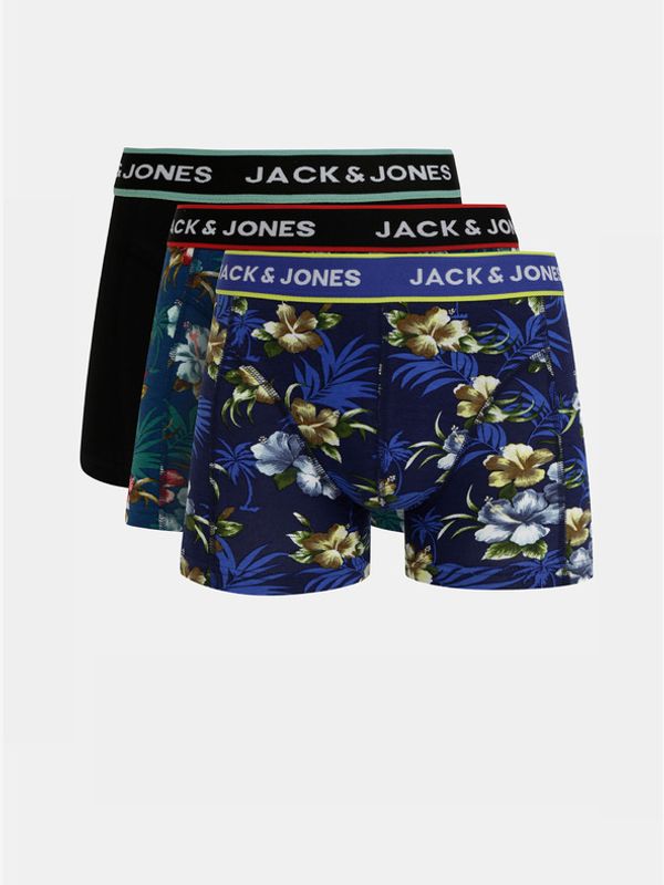 Jack & Jones Jack & Jones Flower 3-pack Bokserice plava