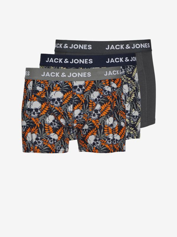 Jack & Jones Jack & Jones Hugo 3-pack Bokserice siva