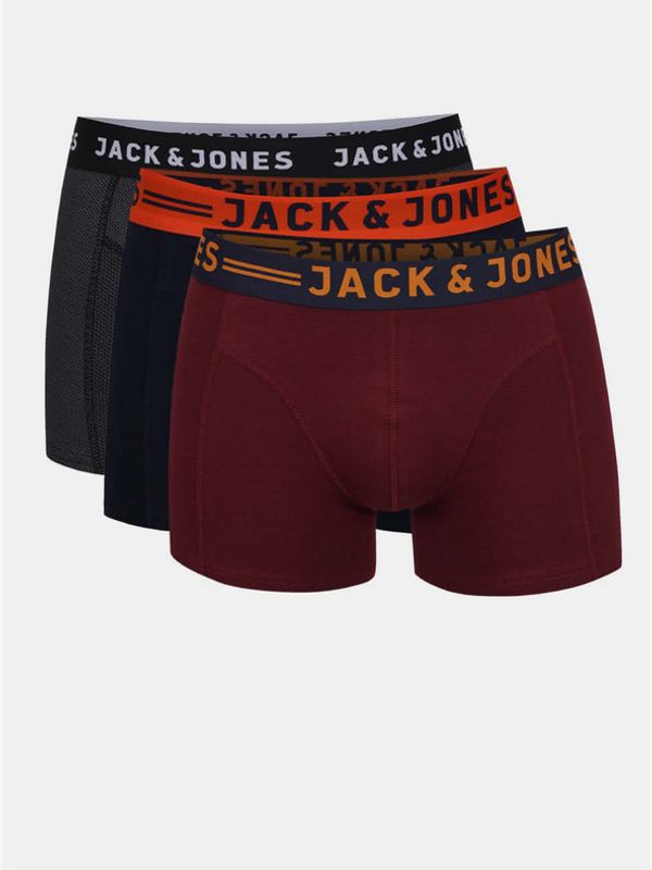 Jack & Jones Jack & Jones Lichfield 3-pack Bokserice crvena