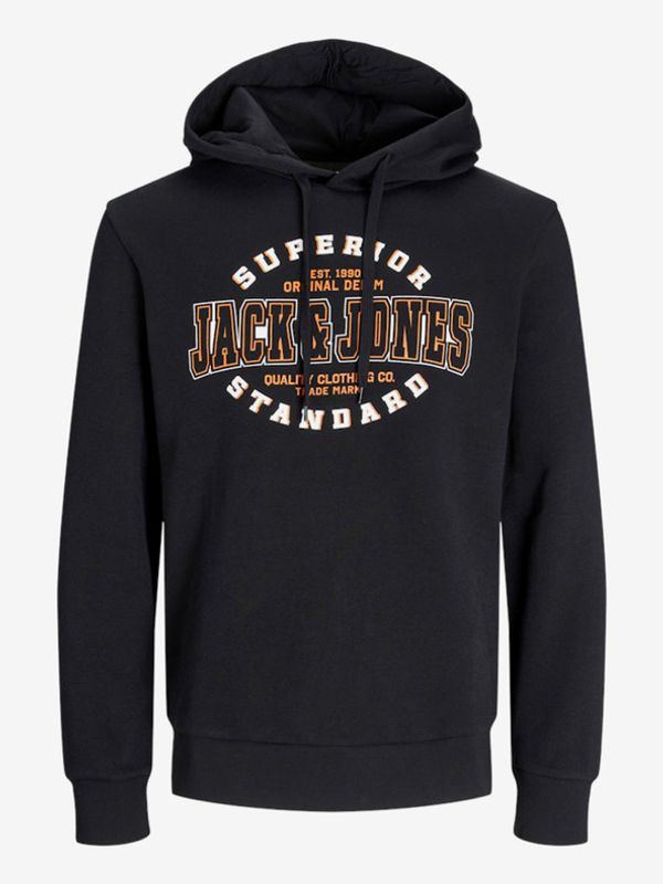 Jack & Jones Jack & Jones Logo Majica dugih rukava crna