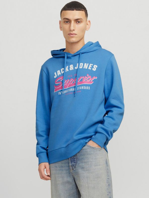 Jack & Jones Jack & Jones Logo Majica dugih rukava plava